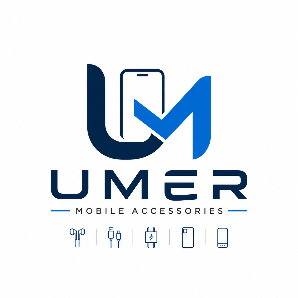 Umer mobile accessories Logo